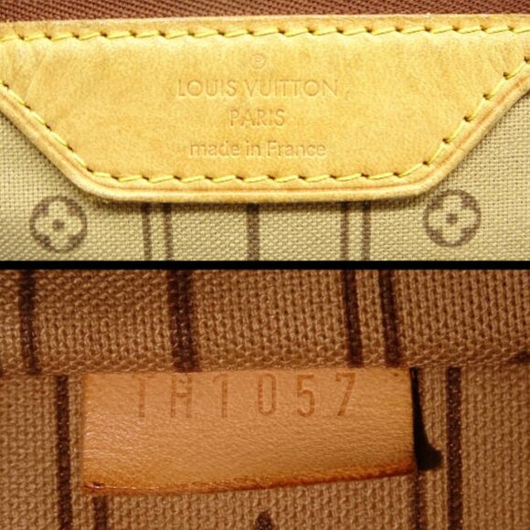 Authentic Louis Vuitton Neverfull GM Purse Monogram Tote Shoulder Bag Brown Tan - Picture 14 of 16